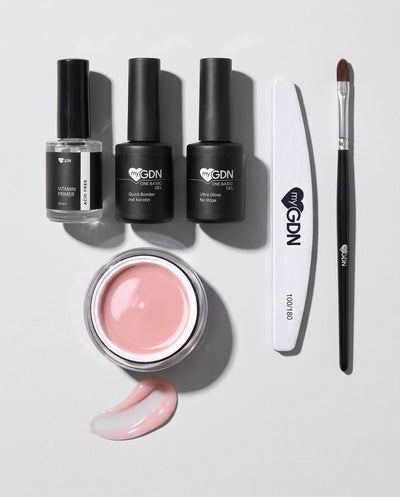 myGDN No File Gel Essentials Set mit Primer, Pinsel und Feile