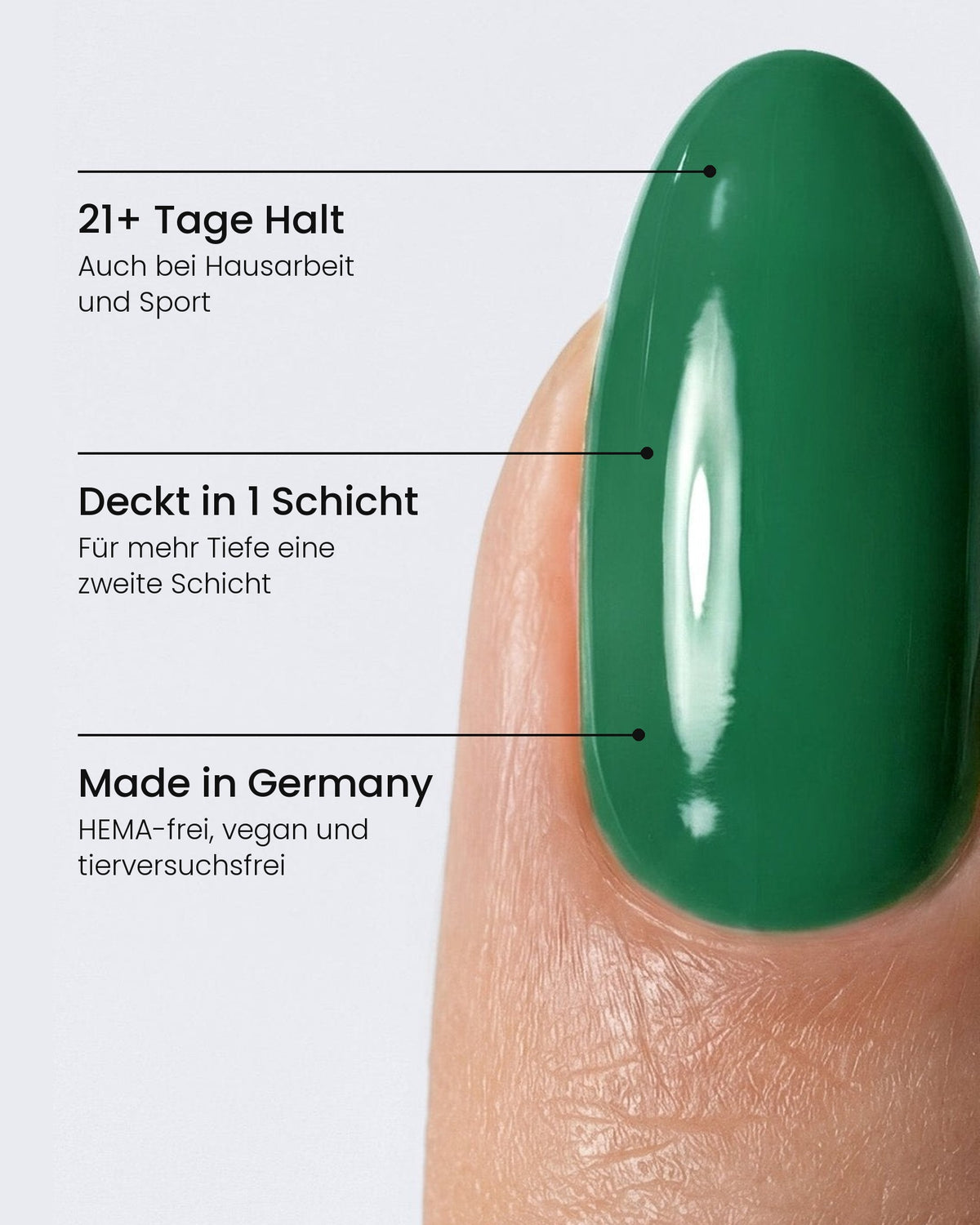 Shellac Frog am Nagel: 21+ Tage Halt, Deckt in 1 Schicht, Made in Germany – HEMA-frei, vegan und tierversuchsfrei