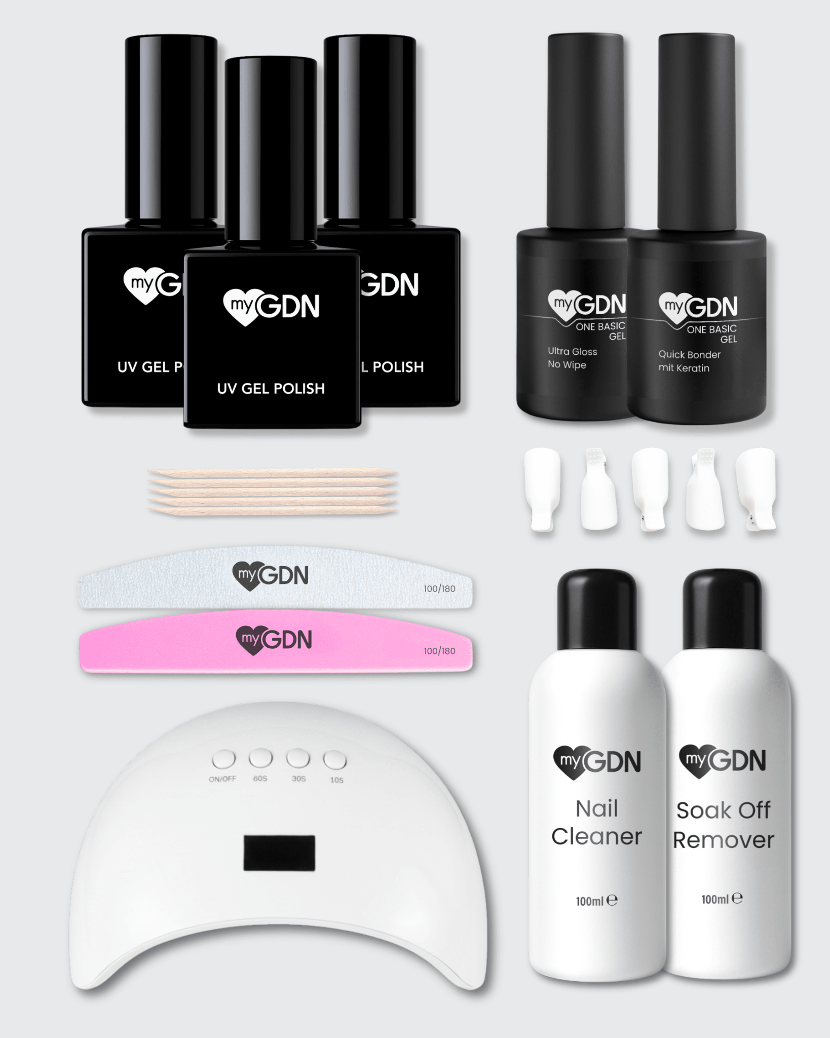 German Dream Nails - SHELLAC Shellac Starter - Set