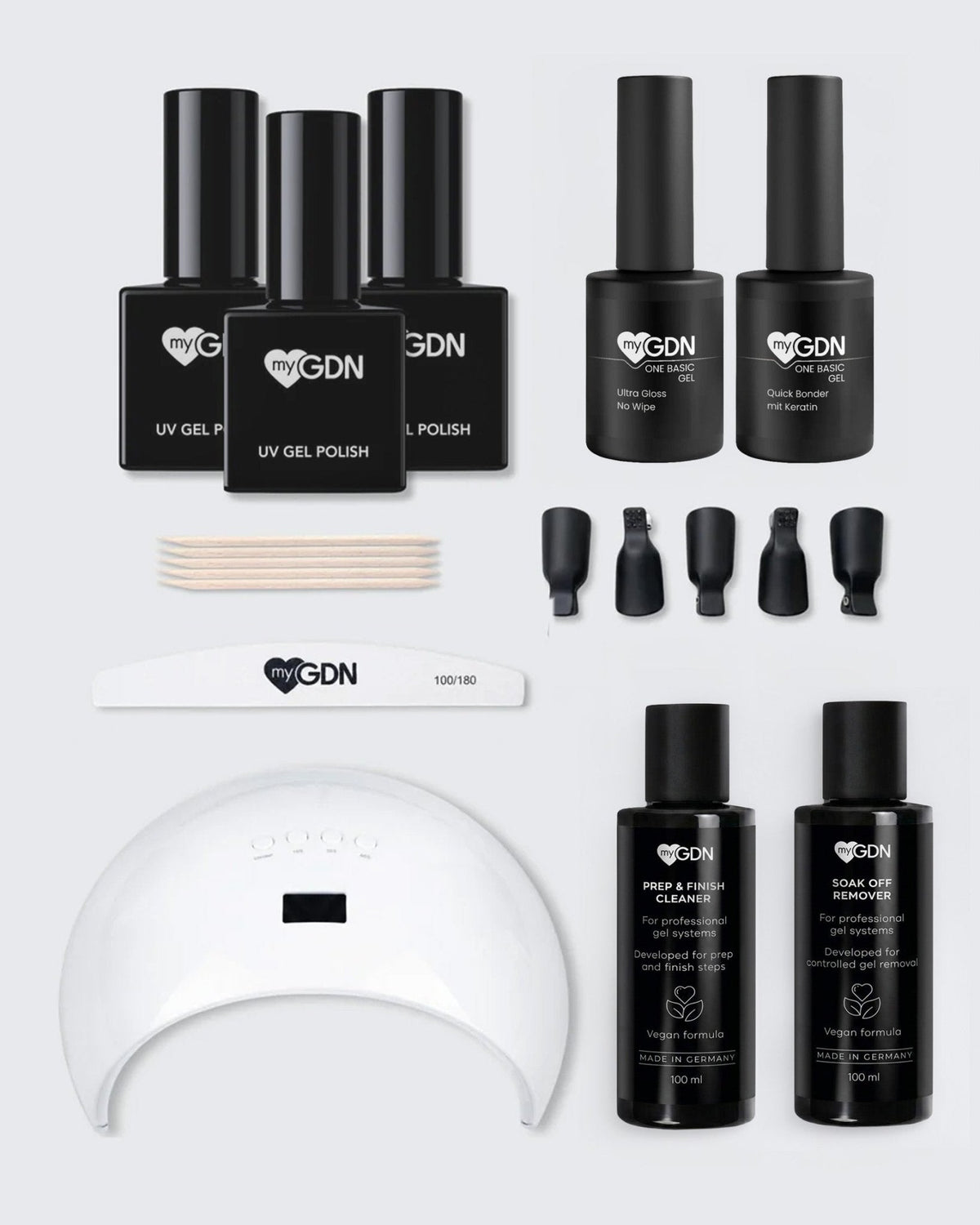 German Dream Nails - SHELLAC Shellac Starter-Set