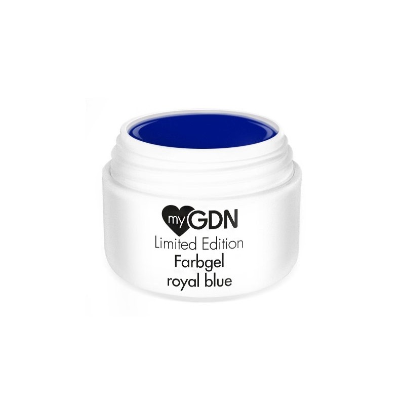 Intensive Color Gel royal blue - Blau pure Farbgel für deine kreative Nailart