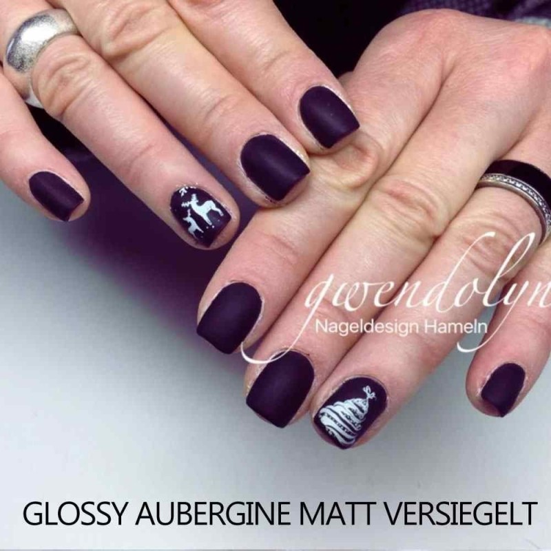 Farbgel Glossy Dark Aubergine