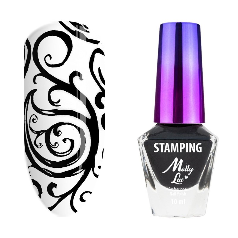 MollyLac Stamping black 10 ml