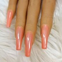 Farbgel Bonbon Peach - Orange metallic Farbgel für deine kreative Nailart