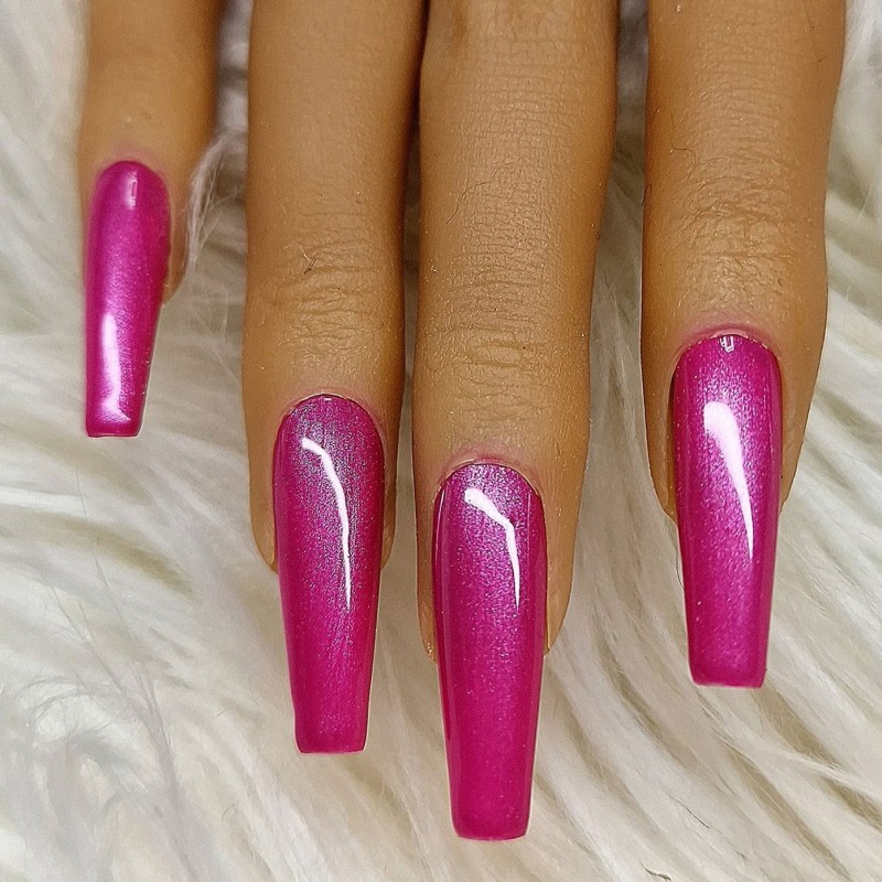 Farbgel Bonbon Pink Passion - Pink metallic Farbgel für deine kreative Nailart