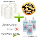 3000 Zelletten & 3 Liter Cleaner