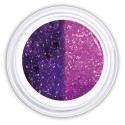 Thermo Glitter-Gel `Hot & Cold` n° 24 - Violett - Lila - Lila glitter Farbgel für deine kreative Nailart