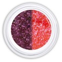 Thermo Glitter-Gel `Hot & Cold` n° 19 - Dunkelrot - Hellrot - Rot glitter Farbgel für deine kreative Nailart