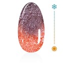 Thermo Glitter-Gel `Hot & Cold` n° 18 - Violett - Orange - Lila glitter Farbgel für deine kreative Nailart