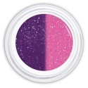 Thermo Glitter-Gel `Hot & Cold` n° 13 - Violett - Rosa - Rosa glitter Farbgel für deine kreative Nailart