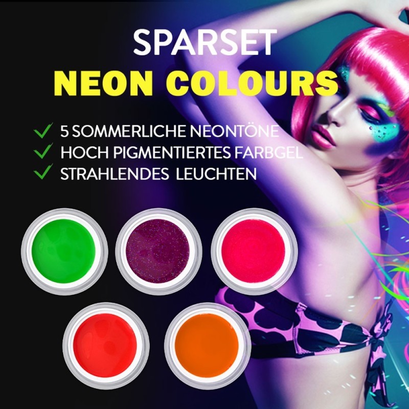 Farbgel Set Neon