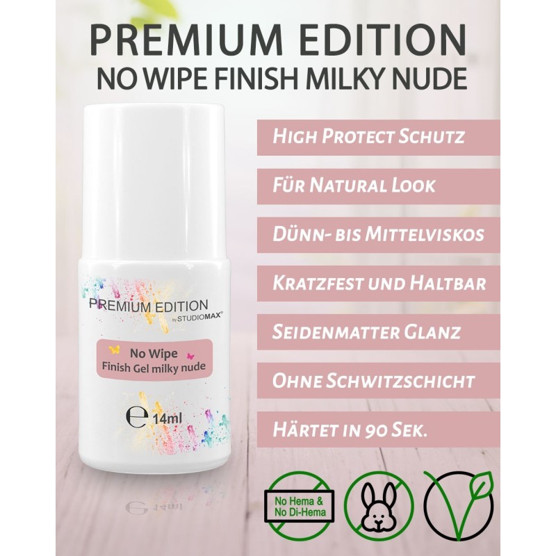 High Gloss Milky Nude Versiegler für deine Nägel