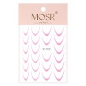 Ombre Sticker für Nailart - rosa