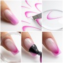 Ombre Sticker für Nailart - rosa