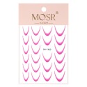 Ombre Sticker für Nailart - pink