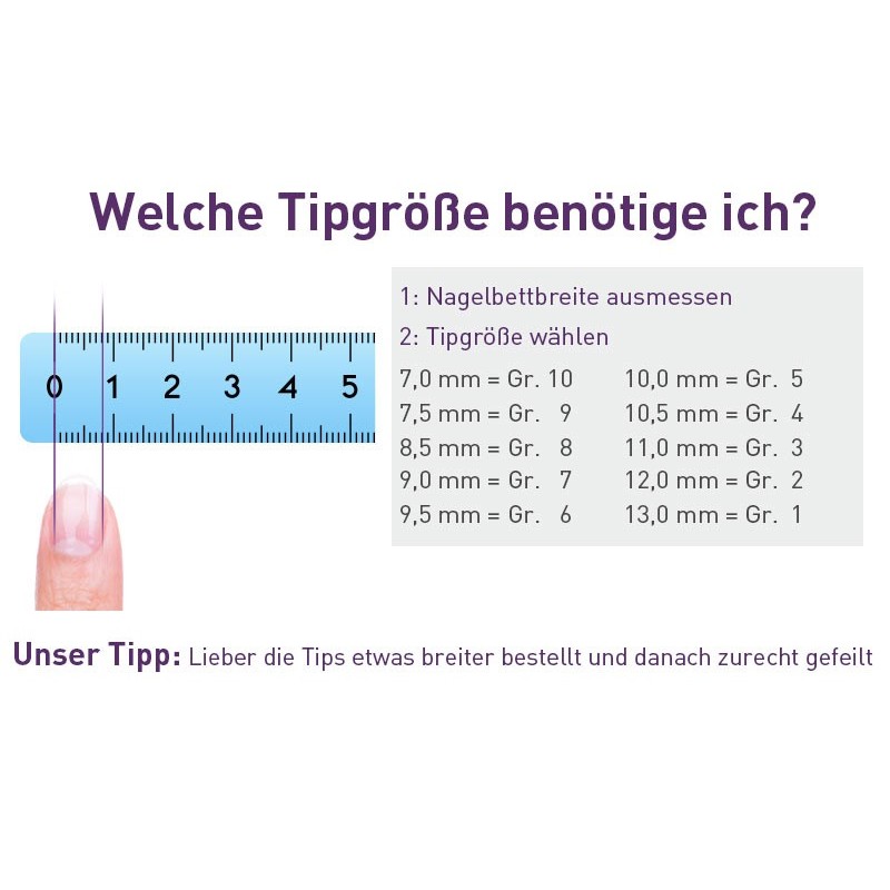 Tipkasten für Nägel mit 10 Größen - GDN