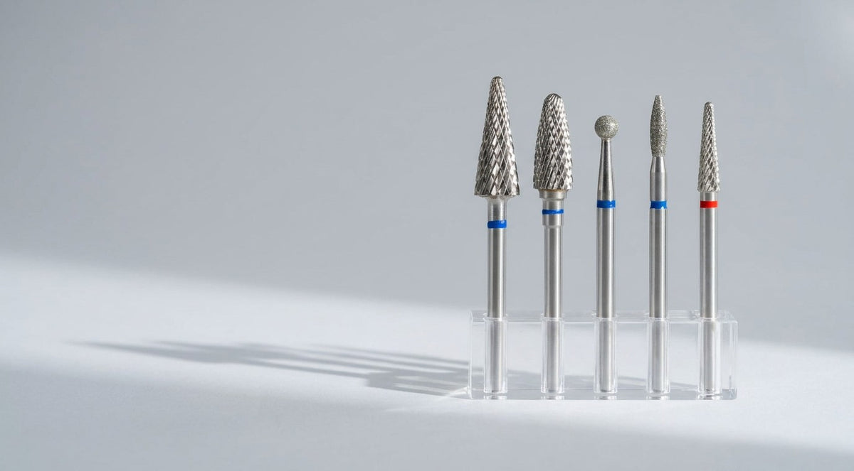Fräserbits – Hartmetall- und Diamant-Bits für Gel und Nagelhaut