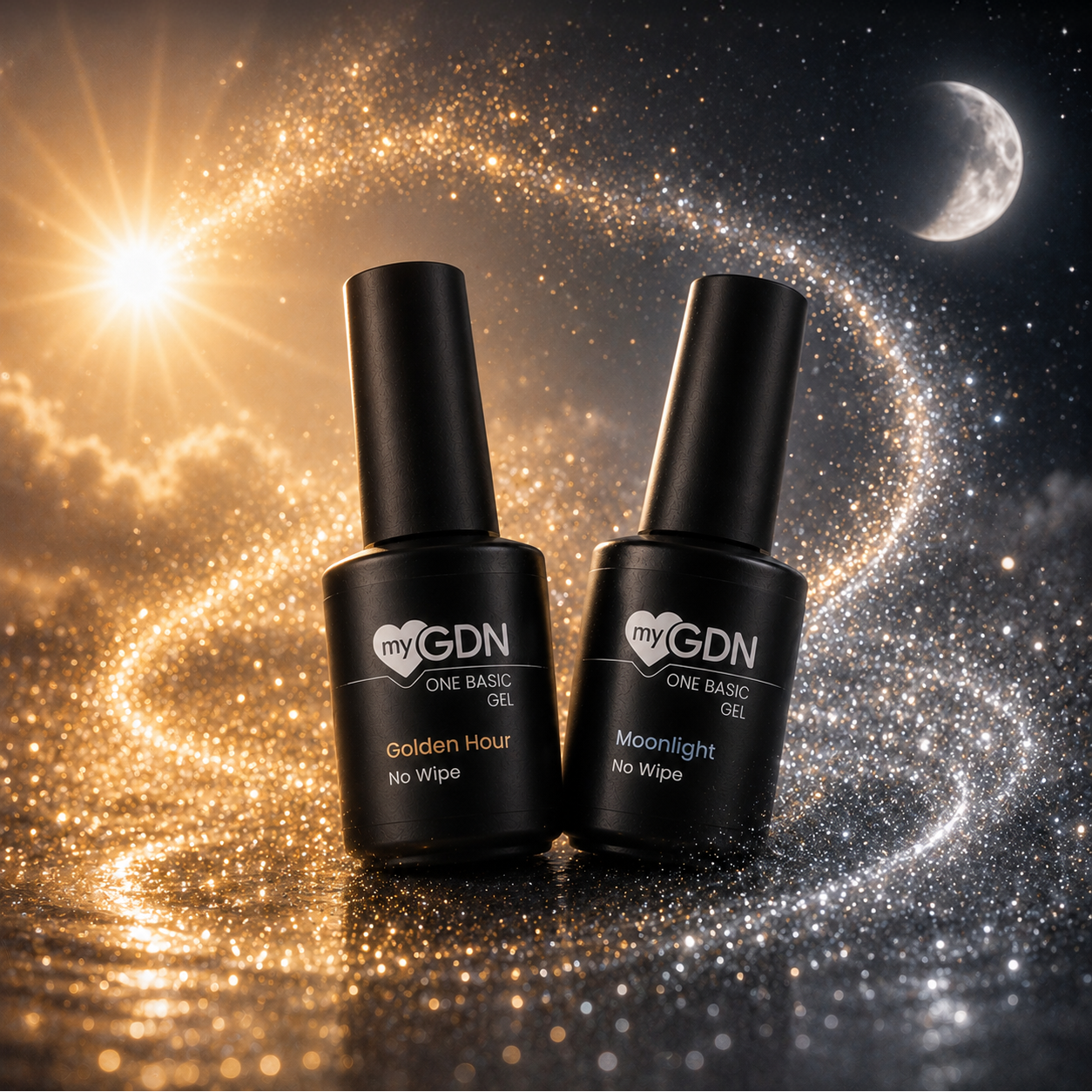 Soft glow, warm shine, magical.