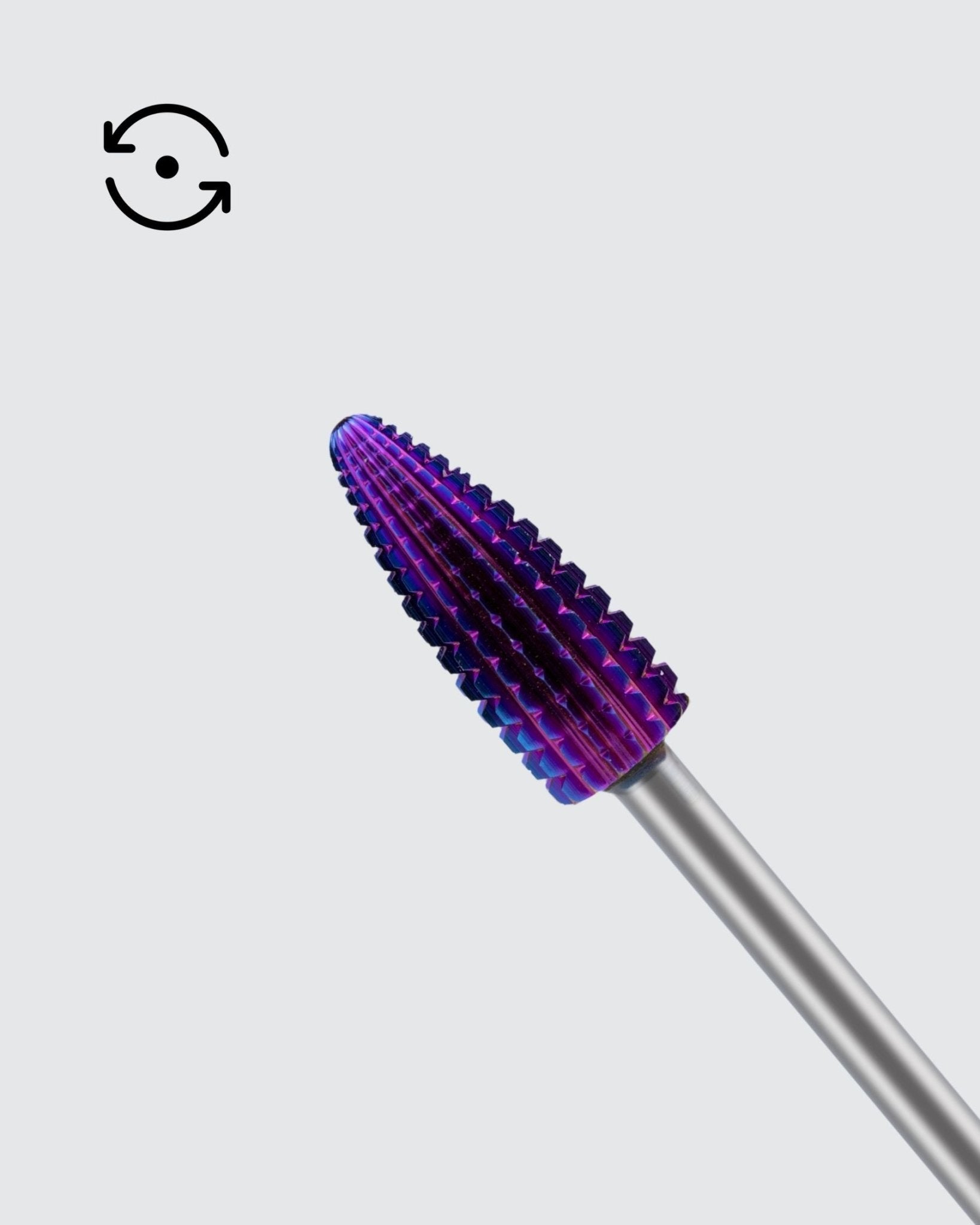 German Dream Nails - Fräserbit Rainbow Bit Birne grob – Links & Rechtslauf