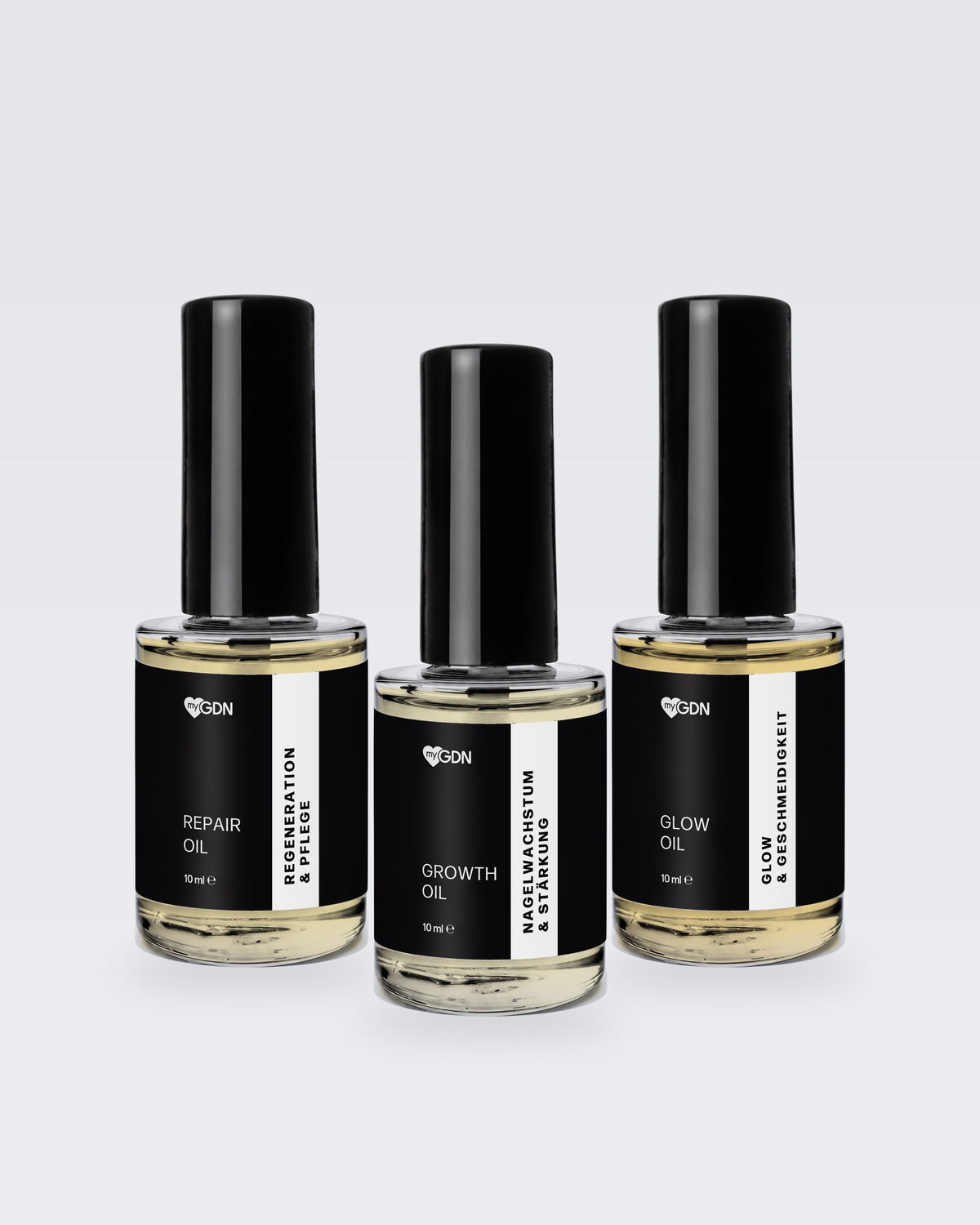 myGDN Nail Care Ritual – Repair, Growth und Glow Oil je 10 ml