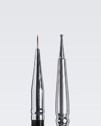 myGDN Nail Art Duo Set – Liner und Dotting Tool in Nahaufnahme