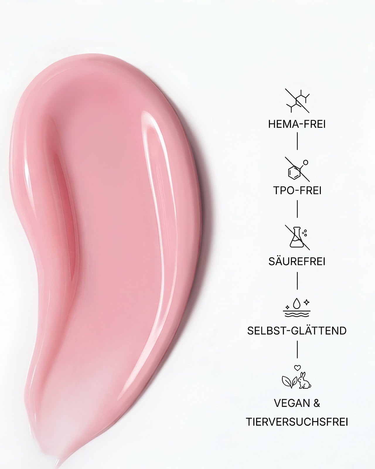 German Dream Nails - No File Gel No File Gel Milky Kiss