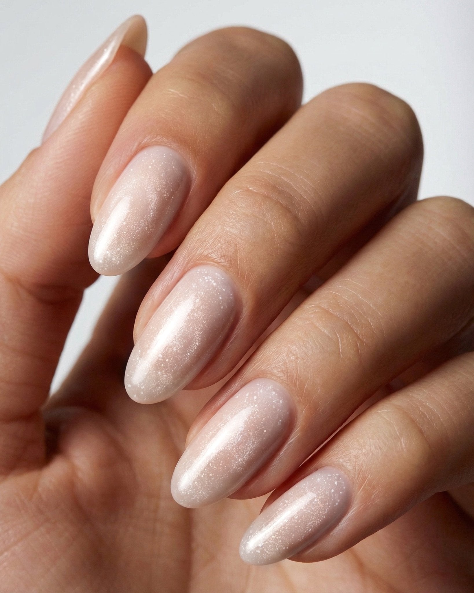 German Dream Nails - No File Gel No File Gel Shimmer Nude
