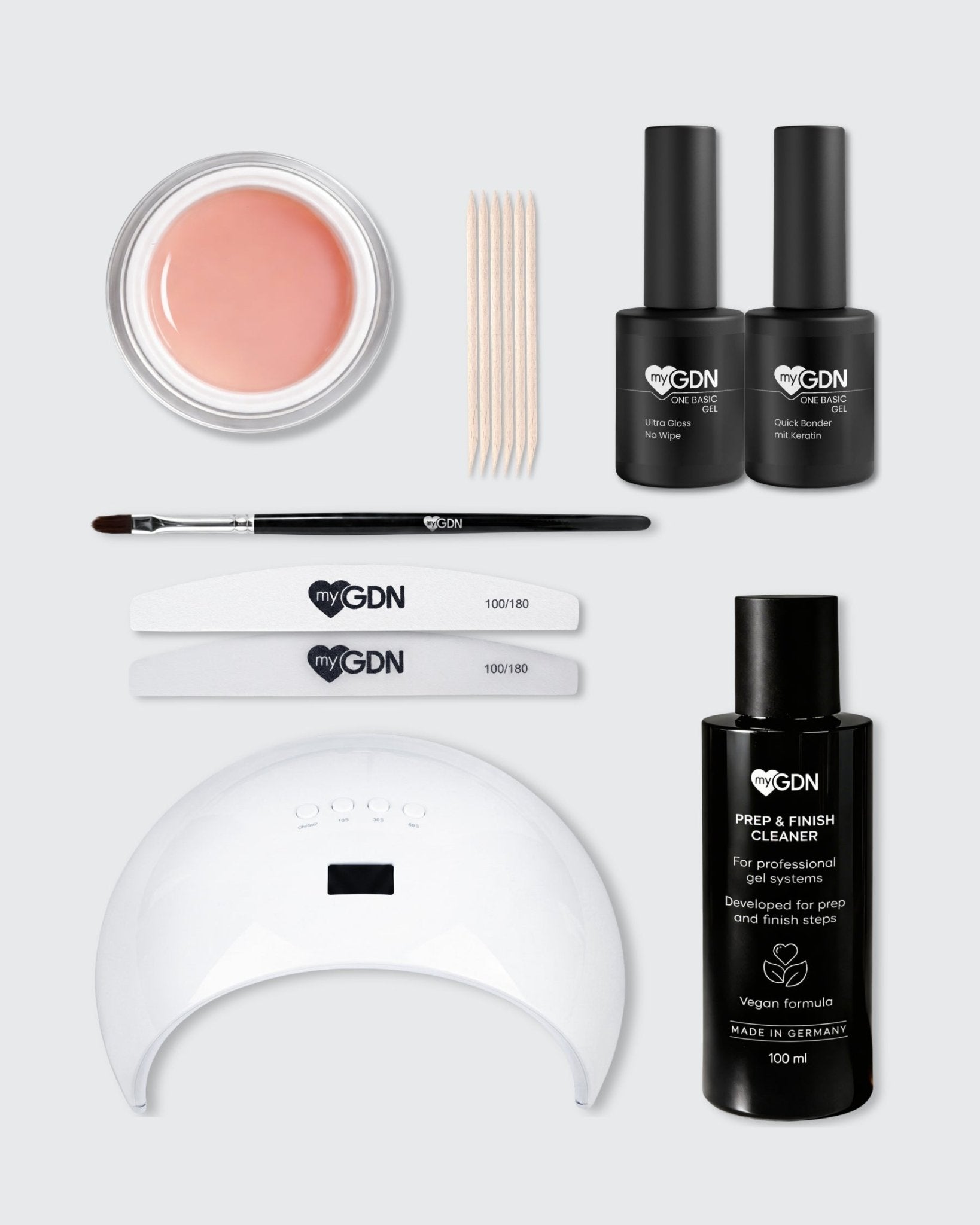 German Dream Nails - No File Gel No File Gel Starter-Set