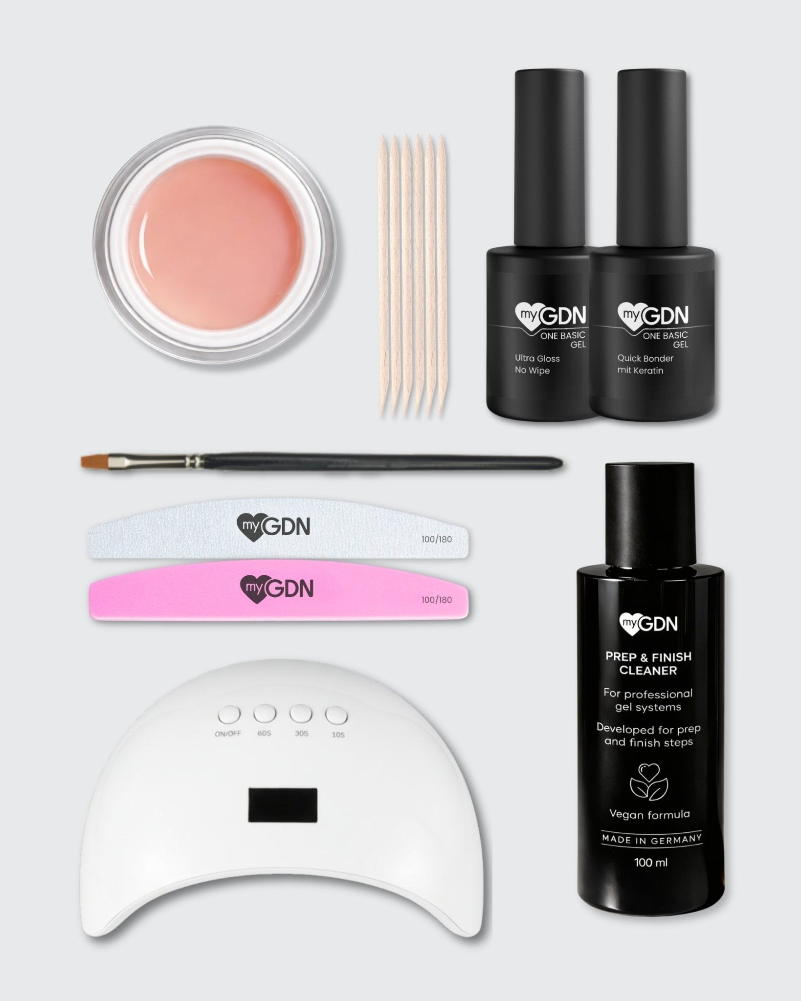 German Dream Nails - No File Gel No File Gel Starter - Set