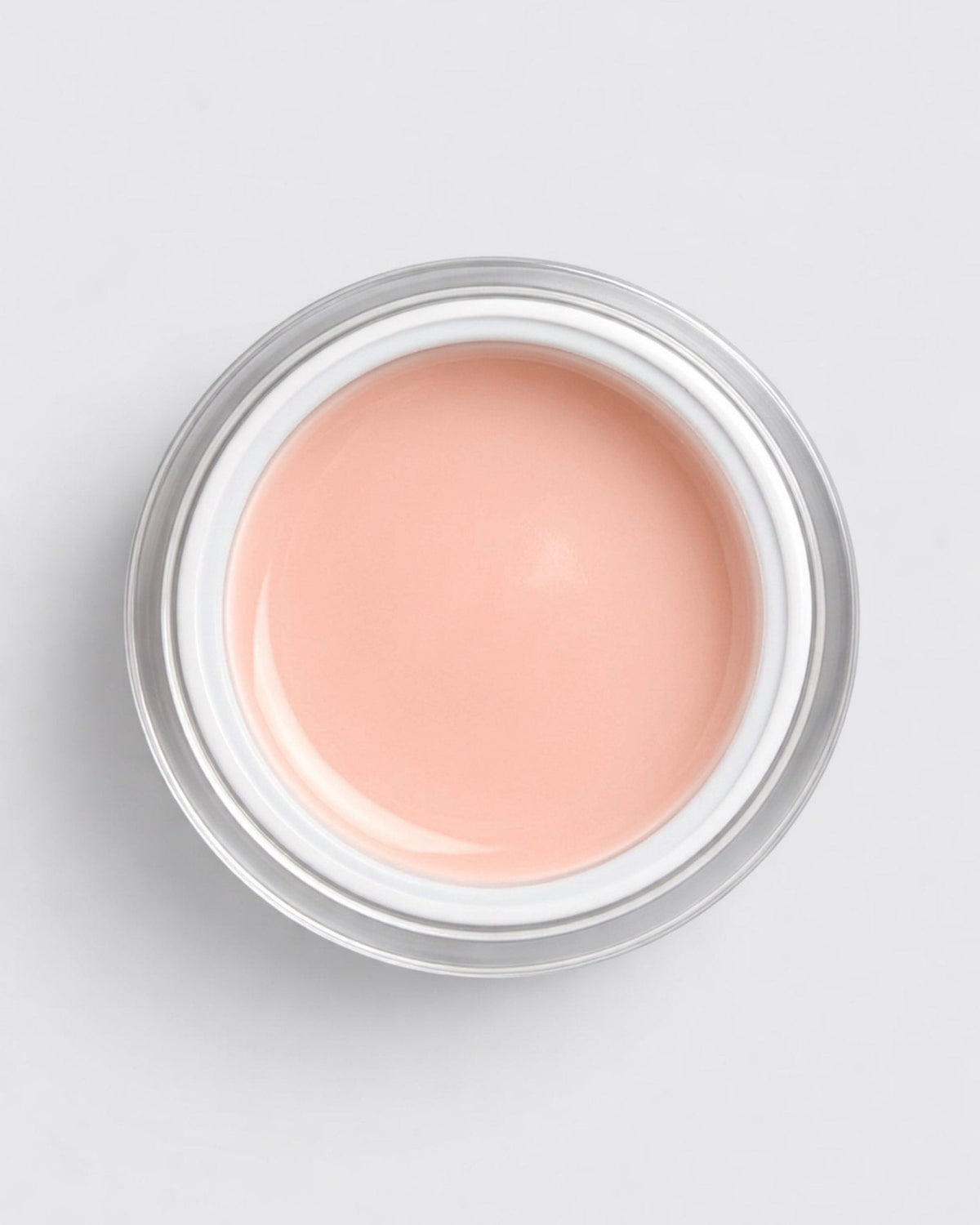 No File Gel Peach Glow – geöffneter Tiegel von oben