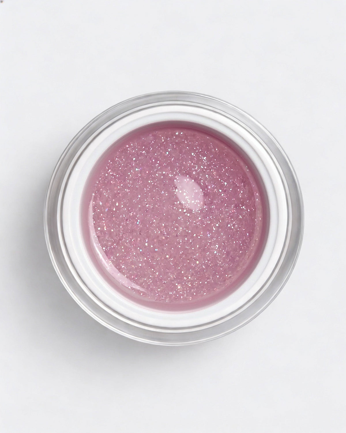 No File Gel Pink Petal – geöffneter Tiegel von oben