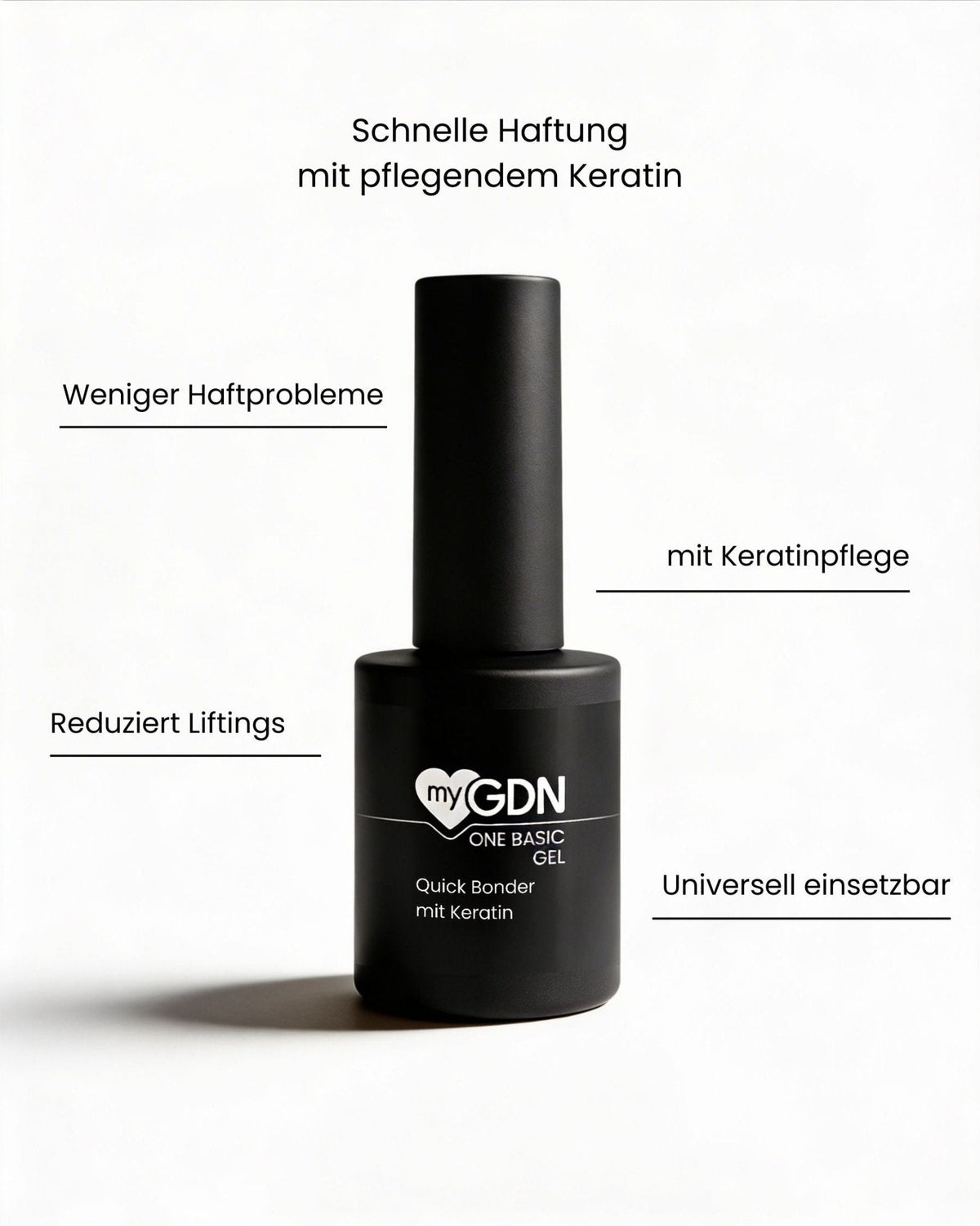 German Dream Nails - BASE - 10ml Base Coat Quick Bonder mit Keratin