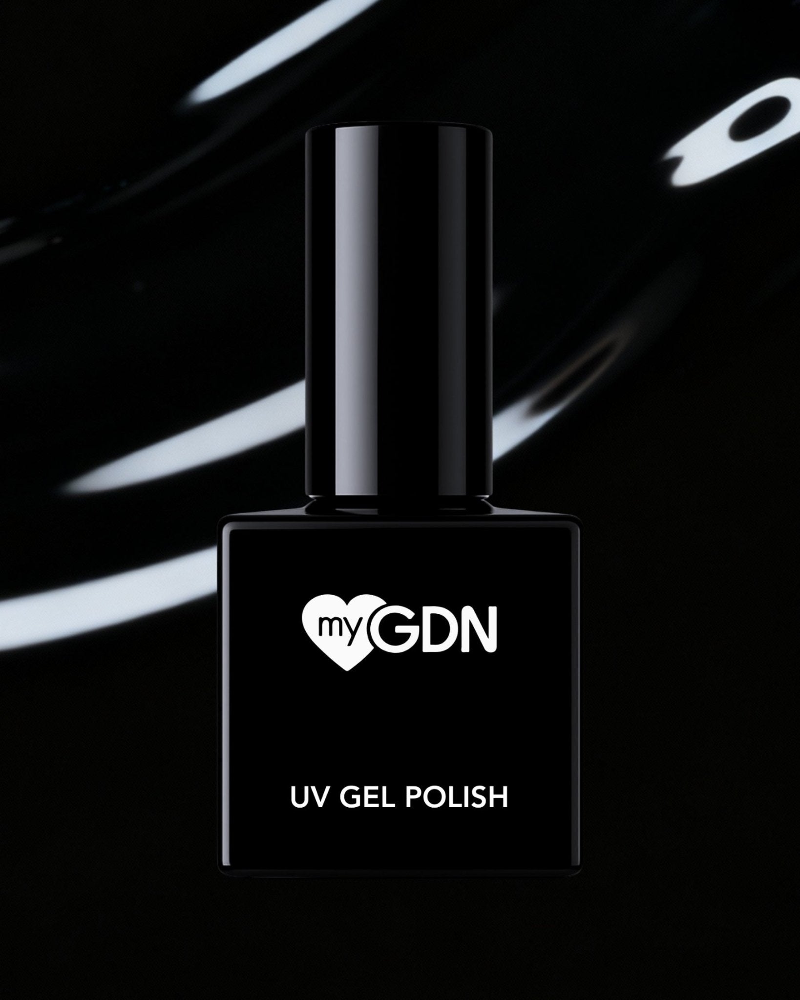 German Dream Nails - SHELLAC - 8ml Black