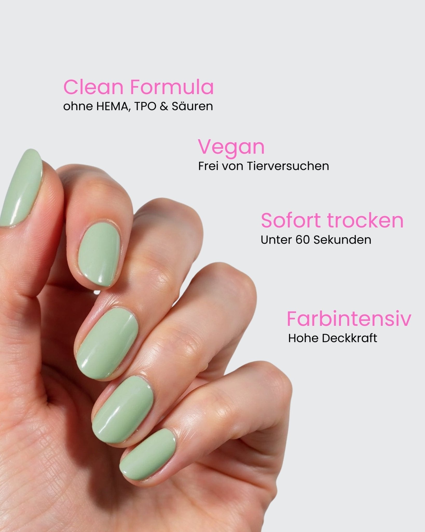 Mylee Gel-Nagellack Pistachio 8ml - UV/LED Aushärtend, Vegan, Bis Zu 3 Wochen Haltbar