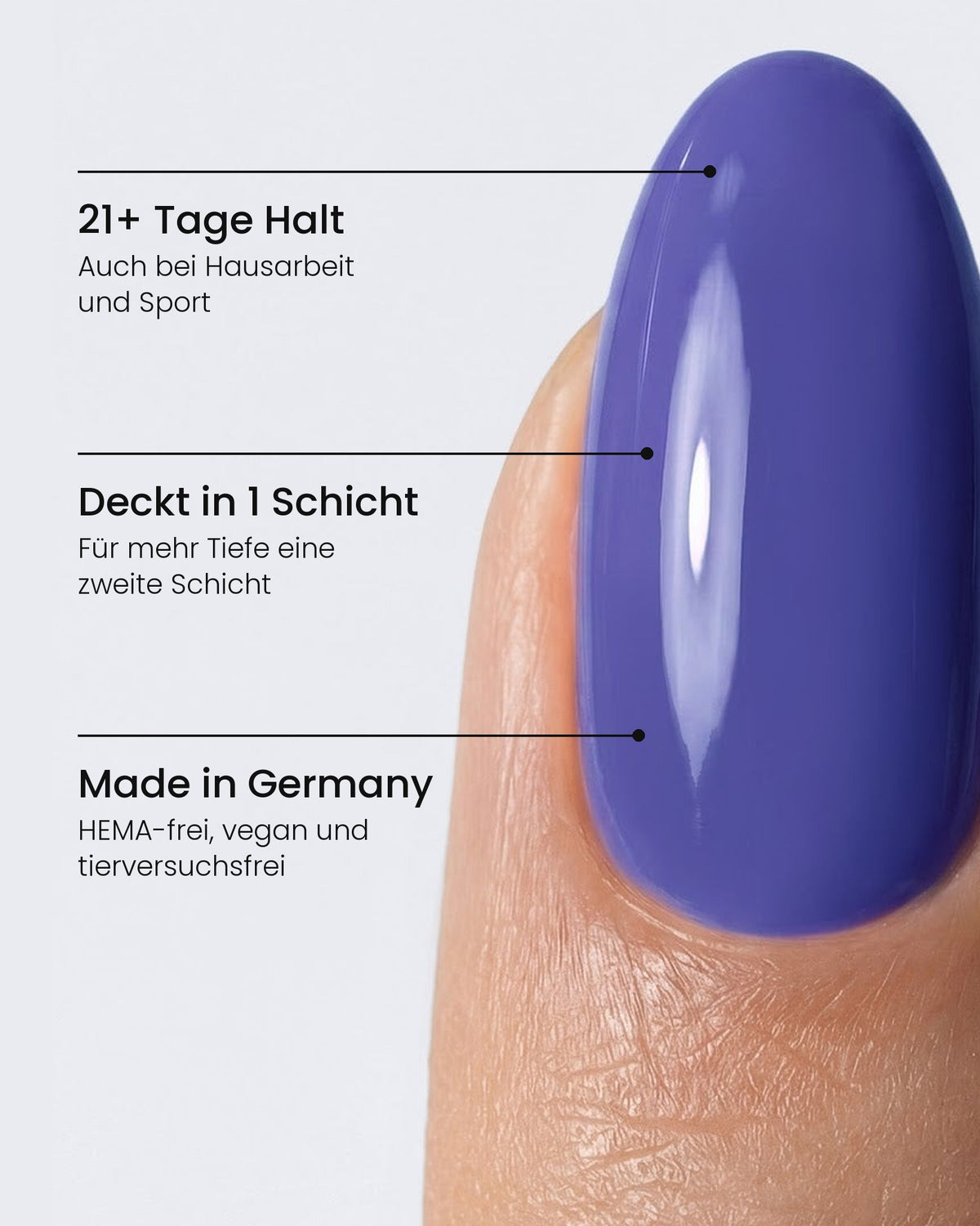 Shellac Passion Flower am Nagel: 21+ Tage Halt, Deckt in 1 Schicht, Made in Germany – HEMA-frei, vegan und tierversuchsfrei