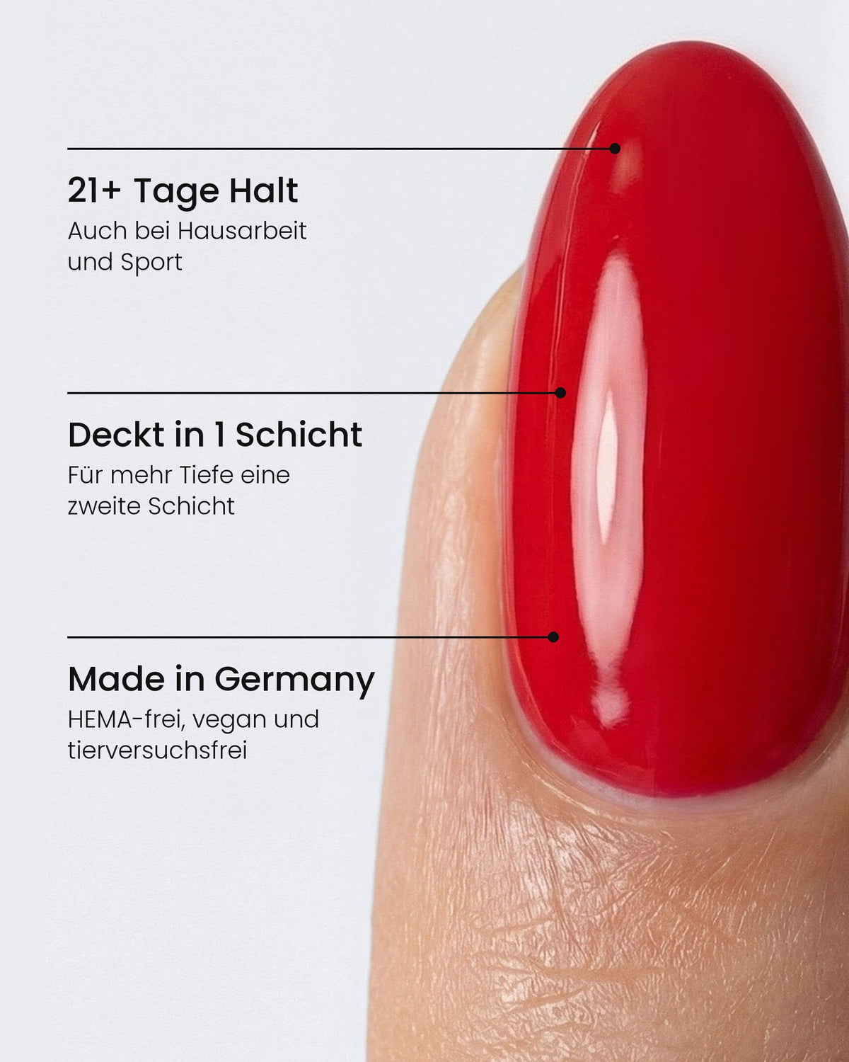 Shellac Scuderia am Nagel: 21+ Tage Halt, Deckt in 1 Schicht, Made in Germany – HEMA-frei, vegan und tierversuchsfrei