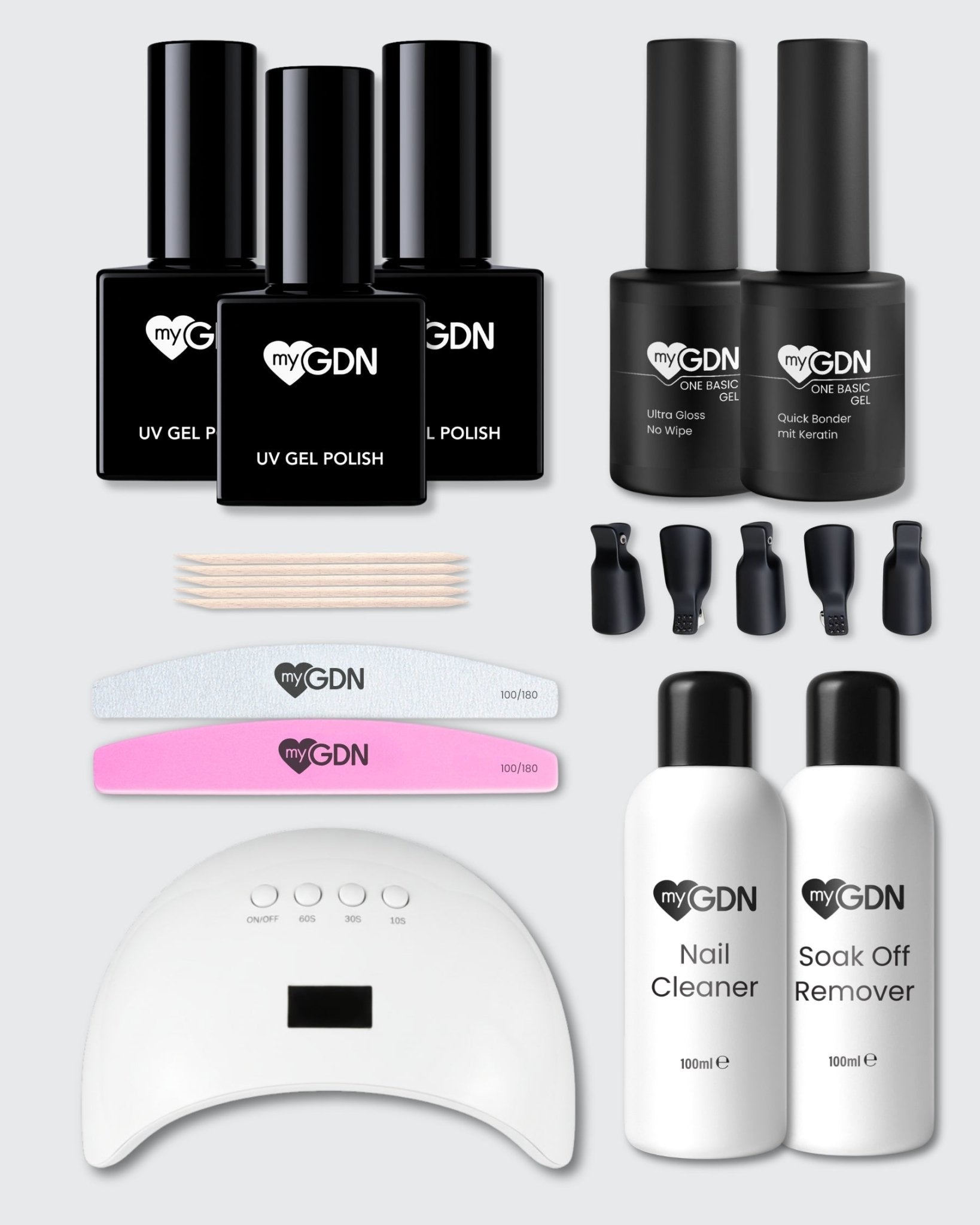 German Dream Nails - SHELLAC Shellac Starter - Set