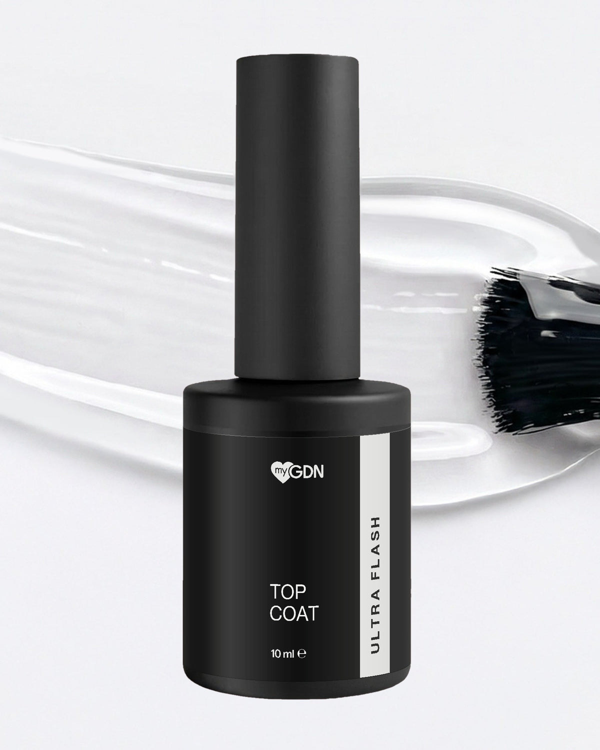 Top Coat Ultra Flash – 10 ml Flasche mit klarem Gel